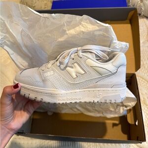 New Balance White 550 Sneakers